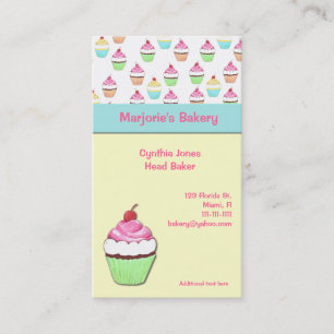 Cupcake-Visitekaartje Visitekaartje