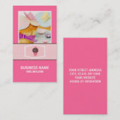 Cupcake-Visitekaartje Visitekaartje (Voorkant / Achterkant)