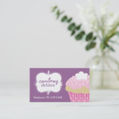  Cupcake-Visitekaartje Visitekaartje (Staand voorkant)