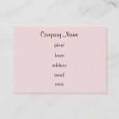 Cupcake-Visitekaartje Visitekaartje (Achterkant)