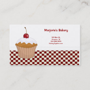 Cupcake-Visitekaartje Visitekaartje