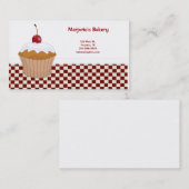 Cupcake-Visitekaartje Visitekaartje (Voorkant / Achterkant)