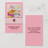 Cupcake-Visitekaartje Visitekaartje (Voorkant / Achterkant)