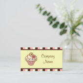 Cupcake Visitekaartjes (Staand voorkant)