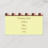 Cupcake Visitekaartjes (Achterkant)