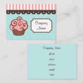 Cupcake Visitekaartjes (Voorkant / Achterkant)