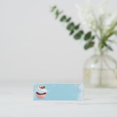 Cupcake-Visitekaartjes Mini Visitekaartje (Staand voorkant)