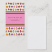 Cupcake, Visitekaartjes van bakkerswaren (Voorkant / Achterkant)