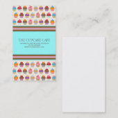 Cupcake, Visitekaartjes van bakkerswaren (Voorkant / Achterkant)