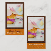 Cupcake-Visitekaartjes Visitekaartje (Voorkant / Achterkant)