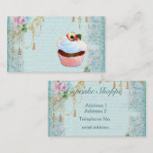 Cupcake-Visitekaartjes Visitekaartje (Voorkant / Achterkant)