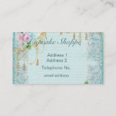 Cupcake-Visitekaartjes Visitekaartje (Achterkant)