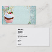 Cupcake-Visitekaartjes Visitekaartje (Voorkant / Achterkant)