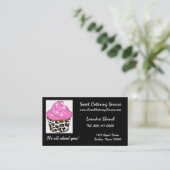 Cupcake-Visitekaartjes Visitekaartje (Staand voorkant)