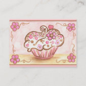 Cupcake-Visitekaartjes Visitekaartje (Voorkant)