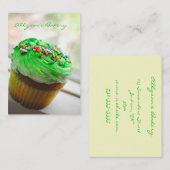 Cupcake-Visitekaartjes Visitekaartje (Voorkant / Achterkant)
