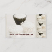 Cupcake-Visitekaartjes Visitekaartje (Achterkant)