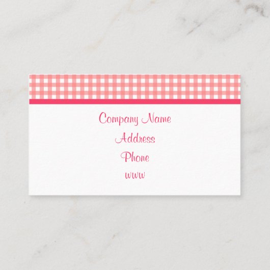 Cupcake-Visitekaartjes Visitekaartje (Achterkant)