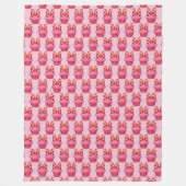 Cupcake Vliesdeken Fleece Deken (Voorkant)