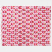 Cupcake Vliesdeken Fleece Deken (Voorkant (Horizontaal))