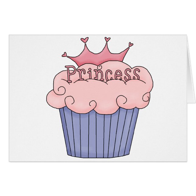 Cupcake voor een prinses (Voorkant Horizontaal)