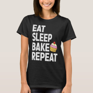 Cupcake voor mannen, bakkerij koekjesbakker t-shirt