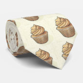 Cupcake voor room stropdas (Opgerold)