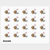 Cupcake Wannabe Muffin Ronde Sticker (Vel)