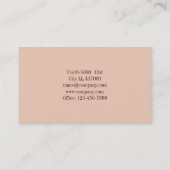 Cupcake Wedding Cake Catering bakkerij Visitekaartje (Achterkant)