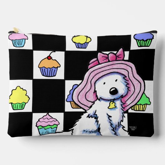 Cupcake Westie Etui (Voorkant)