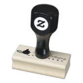 Cupcake Whisk Bakkerij Bakker Script  Logo Rubberstempel (Stempel)