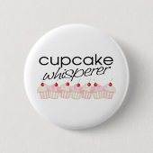 Cupcake Whisper Ronde Button 5,7 Cm (Voorkant)