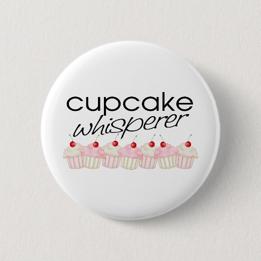 Cupcake Whisper Ronde Button 5,7 Cm (Voorkant)