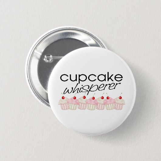 Cupcake Whisper Ronde Button 5,7 Cm (Voorkant /achterkant)