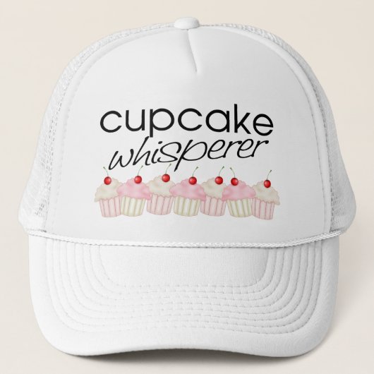 Cupcake Whisper Trucker Pet (Voorkant)