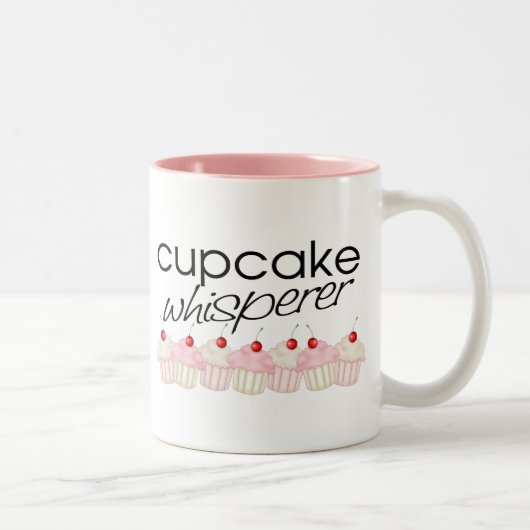 Cupcake Whisper Tweekleurige Koffiemok (Rechts)