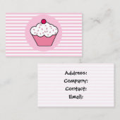 cupcake winkel visitekaartjes (Voorkant / Achterkant)