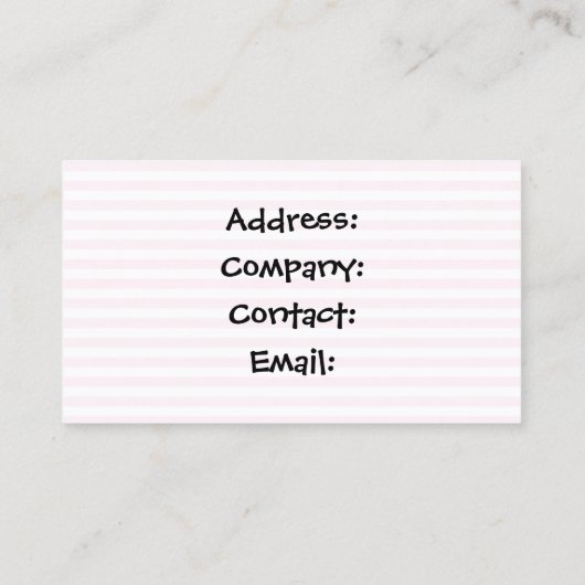 cupcake winkel visitekaartjes (Achterkant)