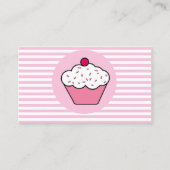 cupcake winkel visitekaartjes (Voorkant)