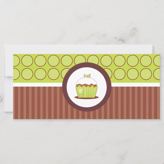 Cupcake Winkelen of bakkerij Cadeaubonnen (Voorkant)