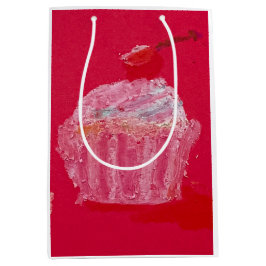 Cupcake with strawberry Frosting Medium Cadeauzakje