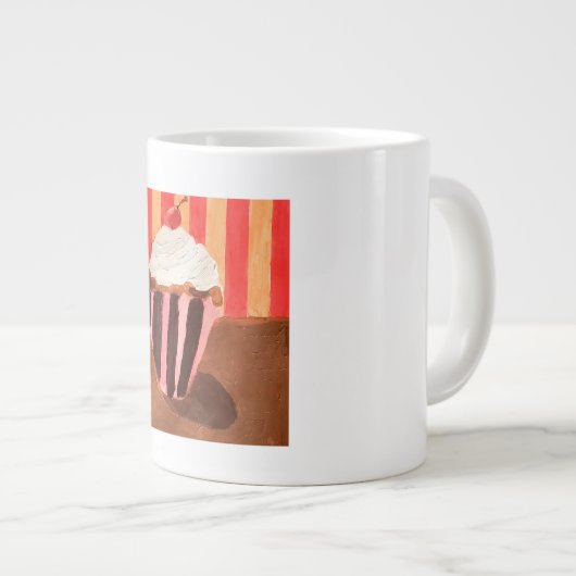 Cupcake with Vanilla Frosting Grote Koffiekop (Voorkant rechts)