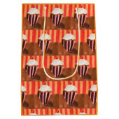 Cupcake with Vanilla Frosting Medium Cadeauzakje (Achterkant)