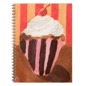 Cupcake with Vanilla Frosting Notitieboek (Voorkant)