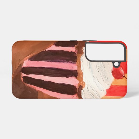 Cupcake with Vanilla Frosting Samsung Galaxy Hoesje (Achterkant horizontaal)