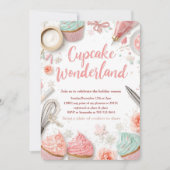 Cupcake Wonderland Pasteltinten Kaart (Voorkant)