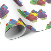 Cupcake wrapping paper Birthday wrapping paper Cadeaupapier (Rol Hoek)