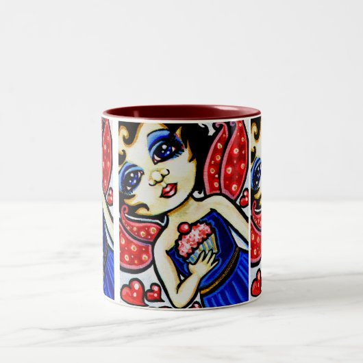 Cupcake YUM! Cute Fantasy Fairy Mok (Center)