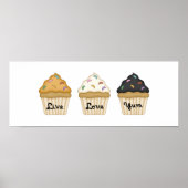 Cupcake Yum Poster (Voorkant)