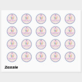  cupcake zakelijke sticker labels (Vel)